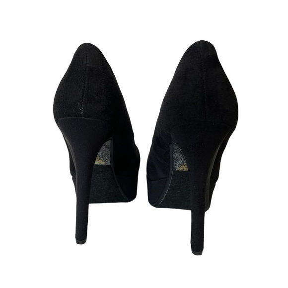 Delicious Black Platform Heels - Picture 4 of 6